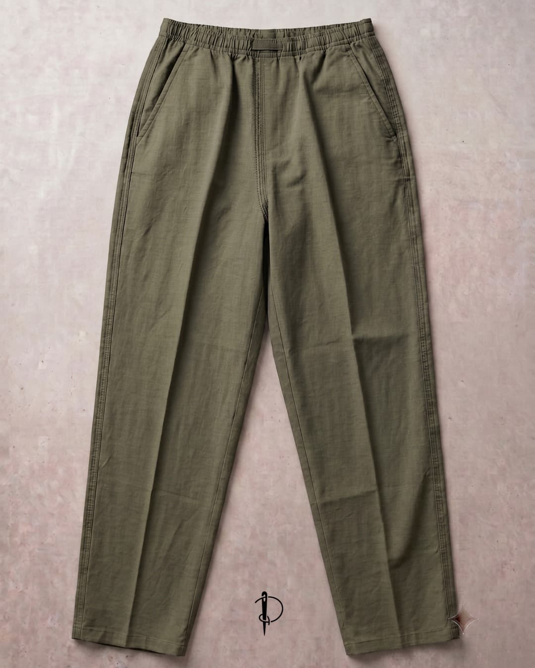 The Everyday Trouser in Olive Green — view 3