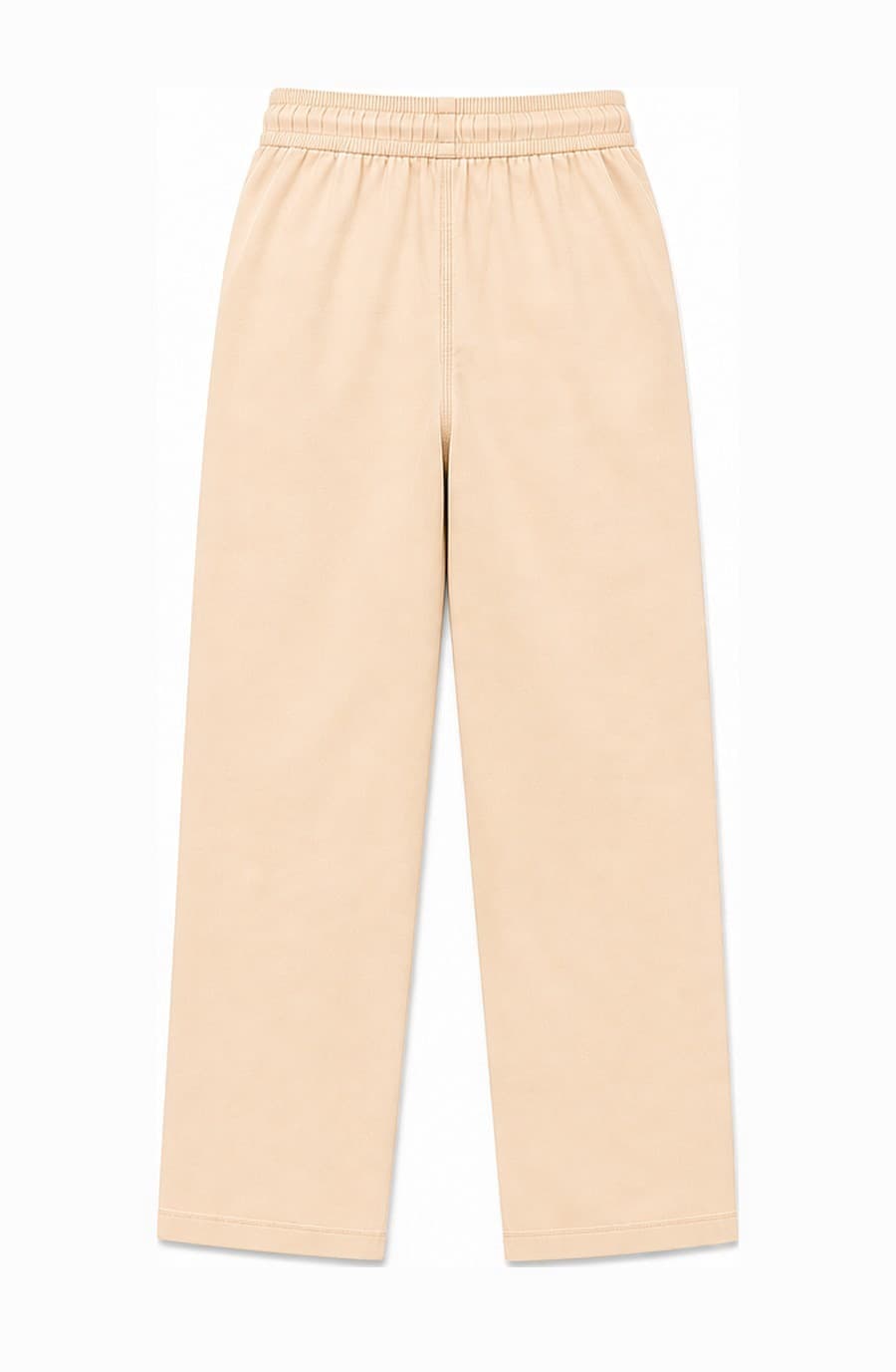 Kids' cream cotton cargo trouser, back view — The Kids Cargo Trouser, Pakistan