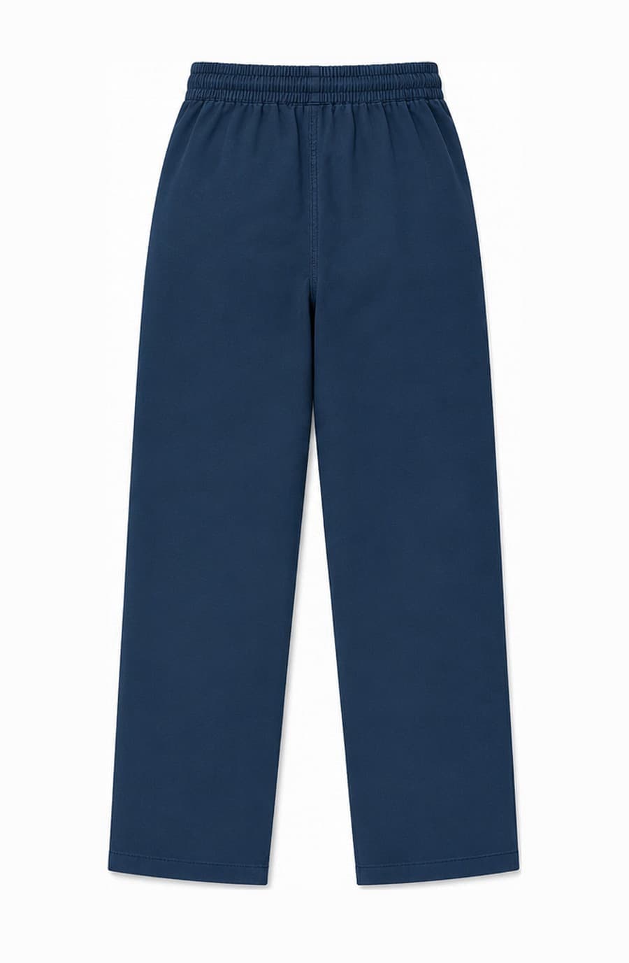 Kids' navy blue cotton cargo trouser, back view — The Kids Cargo Trouser, Pakistan